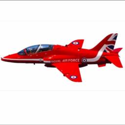 Red Arrows 1015mm X 402mm - Wall Sticker Single Aerobatic Plane 209 - thumbnail 2