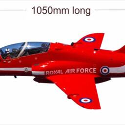Red Arrows 1015mm X 402mm - Wall Sticker Single Aerobatic Plane 209 - thumbnail 3