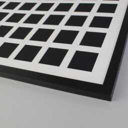 Instax Square Multi Aperture Wooden Photo Frame. Holds Forty-Nine 62mmx62mm Sized Photos. 60x60cm. Shows Only - Not Border - thumbnail 4