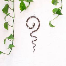 Ceramic Wall Snake, Medium By Carter + Rose - thumbnail 1
