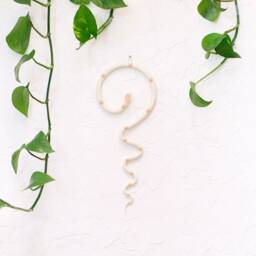 Ceramic Wall Snake, Medium By Carter + Rose - thumbnail 3