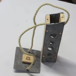 Bird Feeder Reclaimed Welsh Slate Garden Birds Peanuts - thumbnail 3