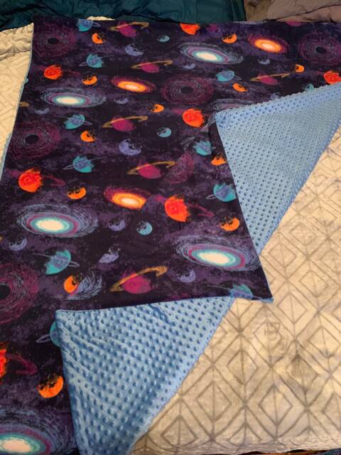 Solar System Minky Blanket - image 1