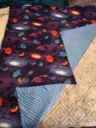 Solar System Minky Blanket - thumbnail 1