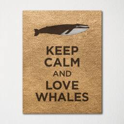 Keep Calm & Love Whales - Fine Art Print Choice Of Color Purchase 3 Receive 1 Free Custom Prints Available Upon Request - thumbnail 3