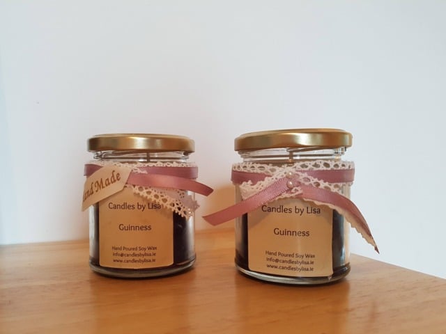 Scrumptious Guinness Scented Candle. This Candle Is Homemade in Redcastle Inishowen Co. Donegal