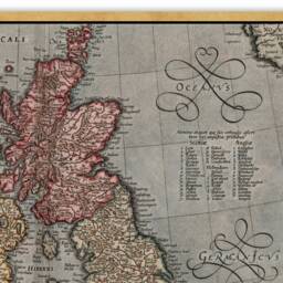 Anglia, Scotia Et Hibernia Map - Old Antique Of Great Britain & Ireland 1623 Wall Print- Poster Art-Wall Art - thumbnail 3