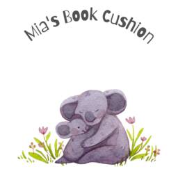 Children's Reading Cushion, Personalised Cushions, Children's, Koala Soft Toy Gift - thumbnail 2