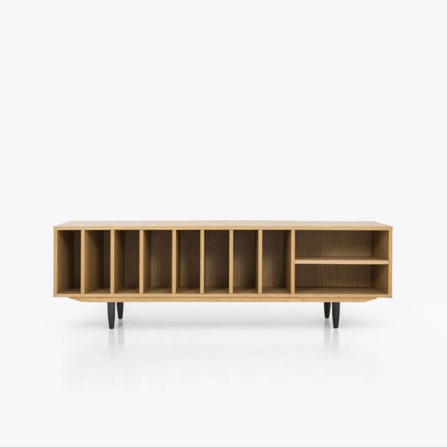 Mid-Century Sideboard, Dresser, Commode, Credenza Made Of Oak Vaneer - Livlo D-S09 - image 1