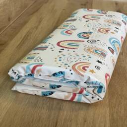 Rainbow Baby Travel Changing Mat, Rainbow Change Mat, Foldable Changing Baby Mat - thumbnail 3