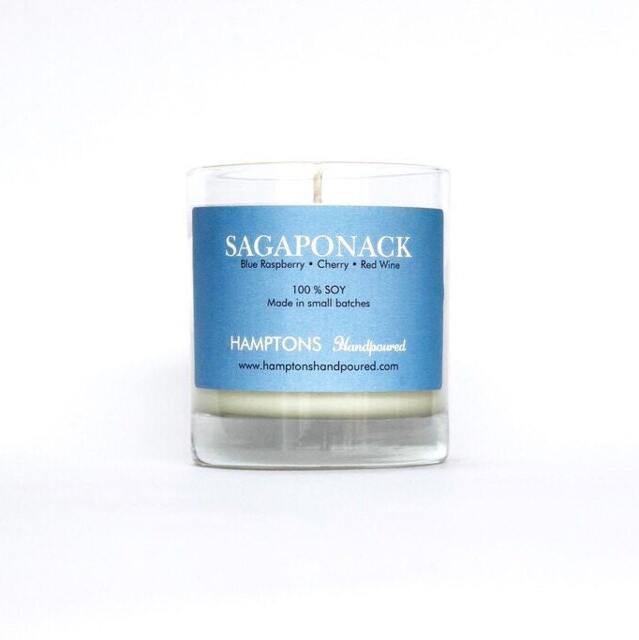 Sagaponack 8 Oz. Tumbler Blue Raspberry Cherry Red Wine Hamptons Handpoured Signature Village Series 100% Soy Candle Hand Poured - image 1