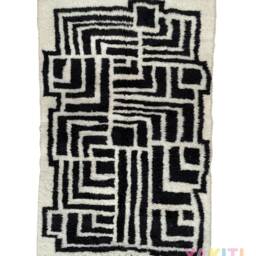 Beautiful Moroccan Rug - Authentic Handmade Genuine Wool Made To Order Berber Style Free Worldwide Shipping Shag Area Rug - thumbnail 3