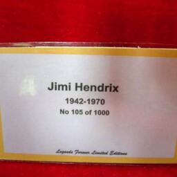 Jimi Hendrix Limited Edition Bronzed Bust, Legends Forever Collectible - thumbnail 4