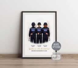 Police Gift, Work Best Friend, Personalised Gift For Work Law Enforcement - thumbnail 1