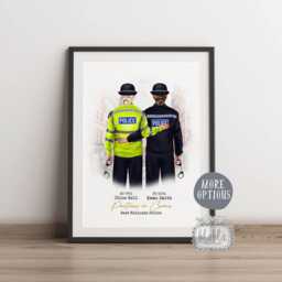 Police Gift, Work Best Friend, Personalised Gift For Work Law Enforcement - thumbnail 2