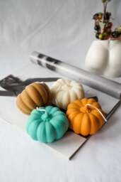 Whispering Woods Pumpkin Candle Vegan Soy Wax Autumn Decor - thumbnail 1
