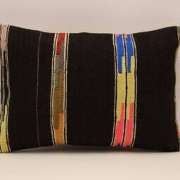 Turkish Kilim Pillow Accent Sofa Throw Pillows Home Decor 14x20 in - 35x50 cm Boho Pillow Cushion 4Bef-714 - thumbnail 2