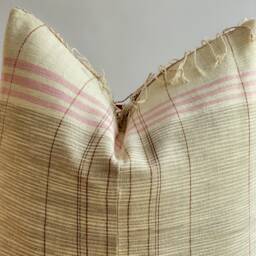Hand Woven Natural Fiber Pillow Cover - thumbnail 2
