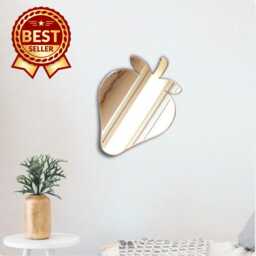 strawberry Large Acrylic Mirror Wall Art - Many Size Options - Bespoke Items Made
