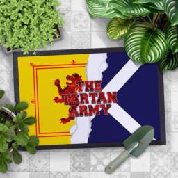 Scotland - Door Mat 60cm X 40cm Pet Counter Mouse Football Tartan Army Design - thumbnail 3