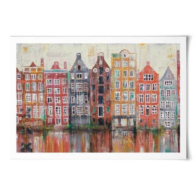 Amsterdam Damrak Art Print - Studio Paint-Ing - image 1