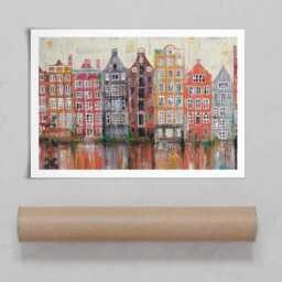 Amsterdam Damrak Art Print - Studio Paint-Ing - thumbnail 4