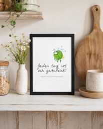 Picture Frame With Text - Approx. 21.5 X 16.5 cm - thumbnail 1