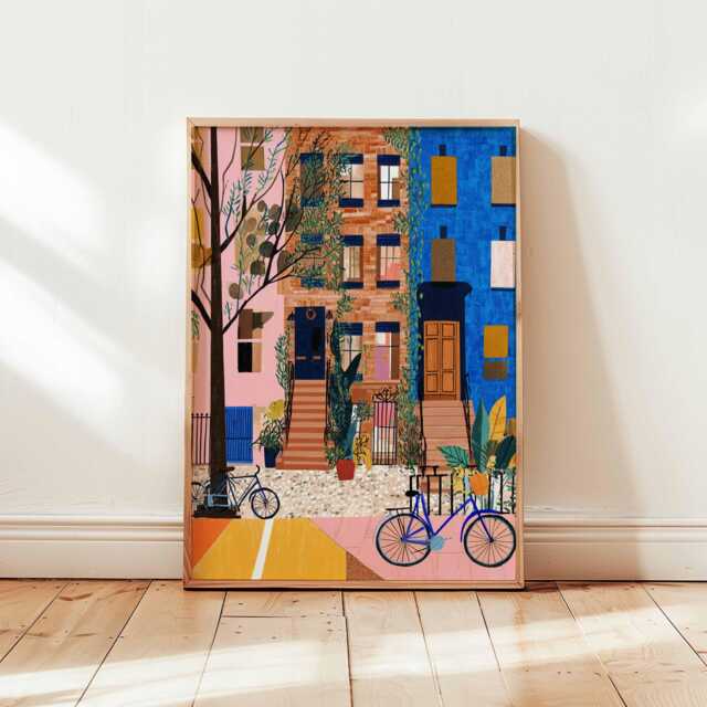 Nyc Poster, New York City Wall Art, Manhattan Skyline Print, Urban Decor Travel Posters & Prints For Home - image 1