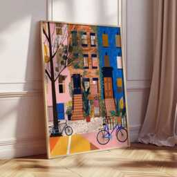 Nyc Poster, New York City Wall Art, Manhattan Skyline Print, Urban Decor Travel Posters & Prints For Home - thumbnail 2