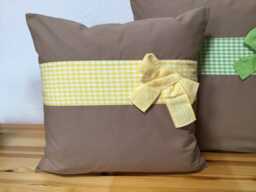 Country Style Cushion Coverpillow Case Beige/Yellow 40 X cm - thumbnail 1