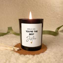 Smells Like You're The Best Sister Candle Gift, Thank You For Sister, Present, Birthday Christmas Present - thumbnail 3