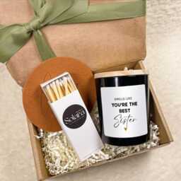 Smells Like You're The Best Sister Candle Gift, Thank You For Sister, Present, Birthday Christmas Present - thumbnail 4