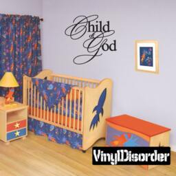 Child Of God - Vinyl Wall Decal Quotes Sticker Cl010Childofviiet - thumbnail 1