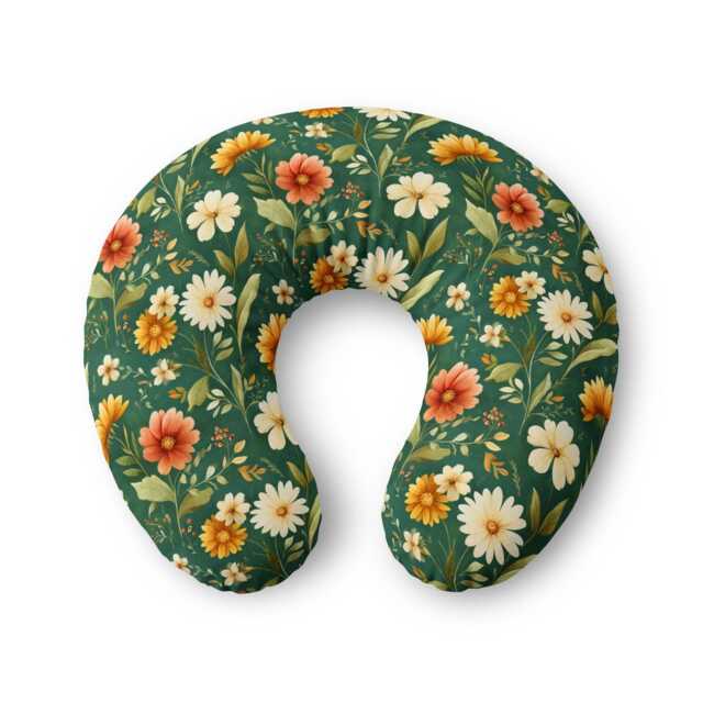Wildflower Green Nursing Pillow Cover - image 1
