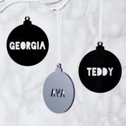 Personalised Christmas Bauble Decoration - thumbnail 3