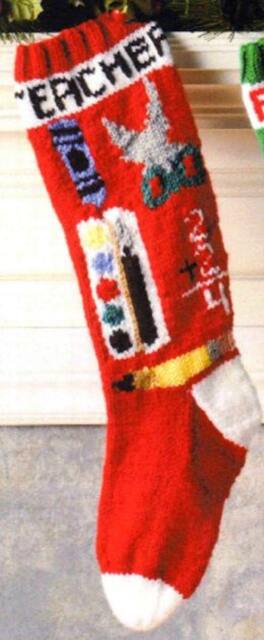 Personalized Hand Knitted Christmas Stocking - image 1