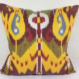 Hand Dyed Ikat Pillow Cover - thumbnail 2