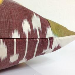 Hand Dyed Ikat Pillow Cover - thumbnail 4