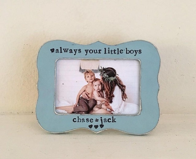 Personalized Mother's Day Picture Frame Boy Mom Gift, 4x6 - image 1