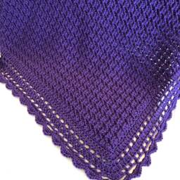 Beautiful Violet Baby Blanket - thumbnail 3