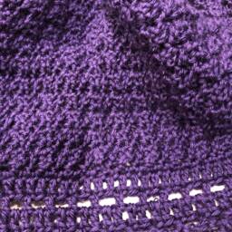 Beautiful Violet Baby Blanket - thumbnail 4