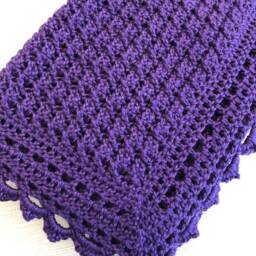 Beautiful Violet Baby Blanket - thumbnail 2