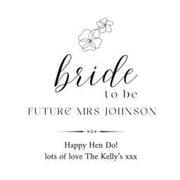 Personalised Bride To Be Candle Gift Set - Future Mrs Wedding Proposal, Bridal Party Keepsake, Soy Wax Romantic Candle, Favours - thumbnail 2