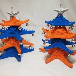 Gators Starfish Christmas Tree, Coastal Sports Decor - thumbnail 2