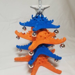 Gators Starfish Christmas Tree, Coastal Sports Decor - thumbnail 3