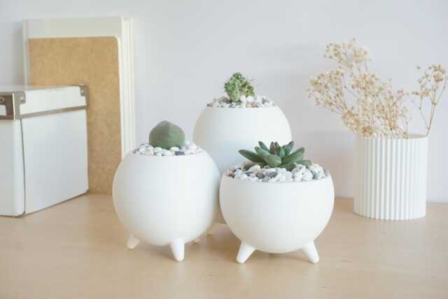 Sphere Succulent Planters Pots - Modern & Minimal - image 1