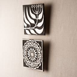 Handmade Tile Wall Art - One - Choose From 2, Ceramic & Mosaic 8 Inches Made To Order By Romy Clare - thumbnail 2