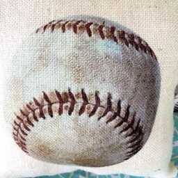 Baseball Pillow, Sports Pillows, Boys Room Decor - thumbnail 3
