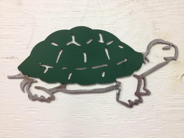 "Metal Turtle, Wall Hanging 10.5"" X 5" - image 1