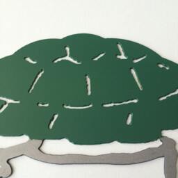 "Metal Turtle, Wall Hanging 10.5"" X 5" - thumbnail 4
